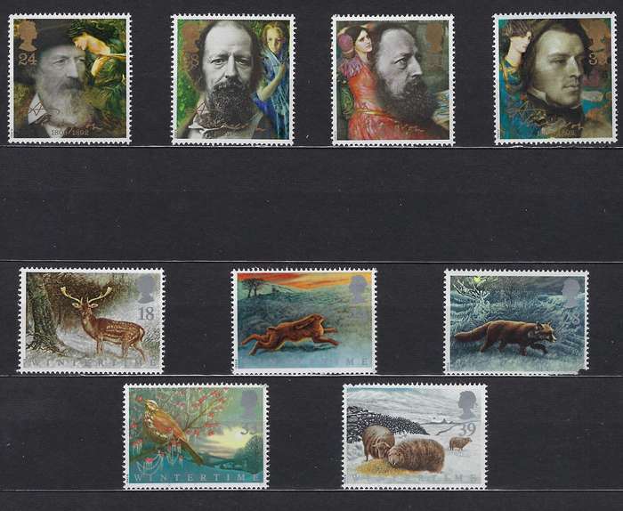 GREAT BRITAIN 1990-1992 mm, various sets,  CAT  R 150