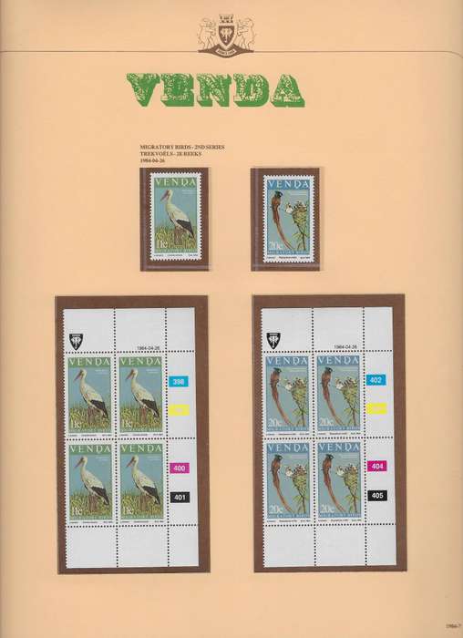 VENDA TBV states 1985/6  mm, stamps,envelopes and first day covers, 35+ pages in arch folder,  CAT R