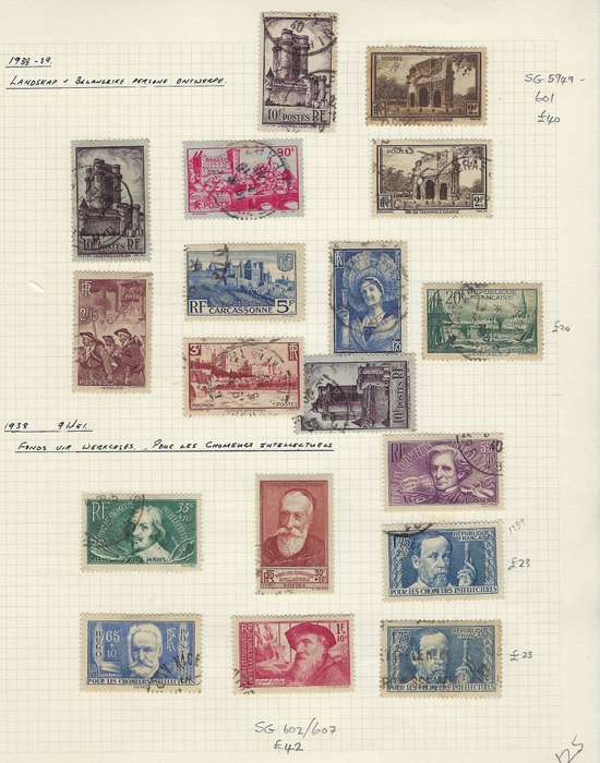 FRANCE 1849-2006  collection in 11 arch albums, mostly used, CAT GBP 4,300 on  1 album 1849-1940