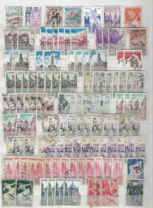 FRANCE 1849-2006  collection in 11 arch albums, mostly used, CAT GBP 4,300 on  1 album 1849-1940