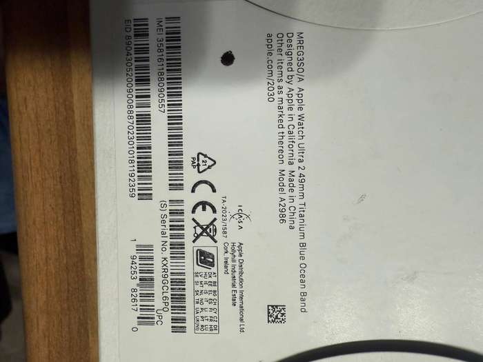 Apple Watch Ultra 2 with Navy Ocean Band  49mm  Very Good Condition  Warranty Nov 2025