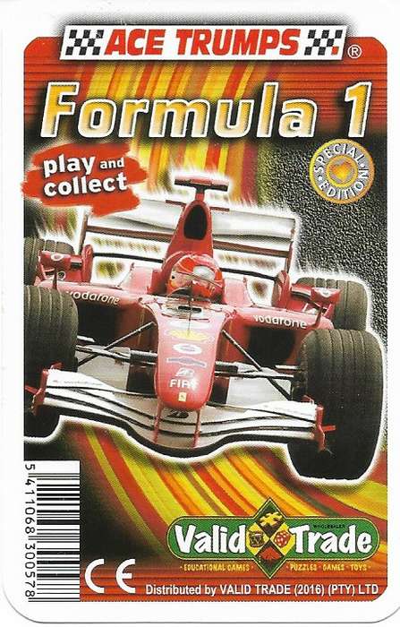 Ace Trumps Formula 1