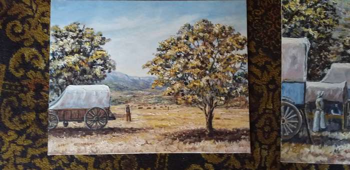 3 x Oil on boards, NO FRAMES!