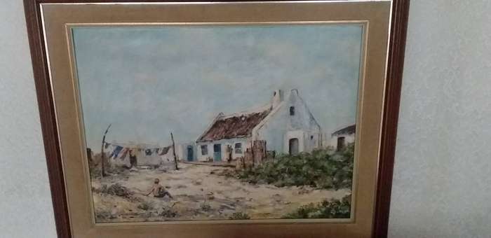 Oil on board FRAMED