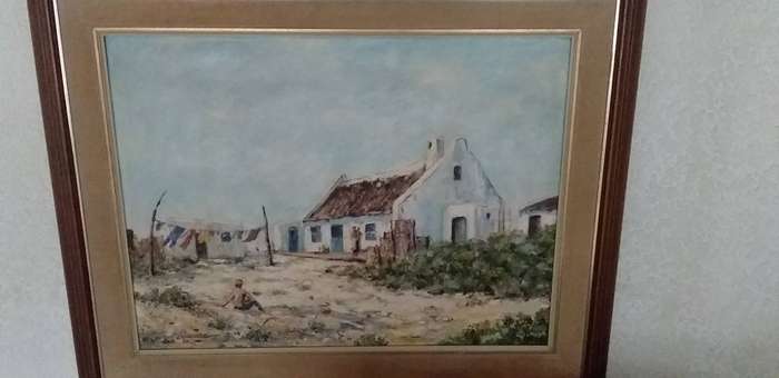 Oil on board FRAMED