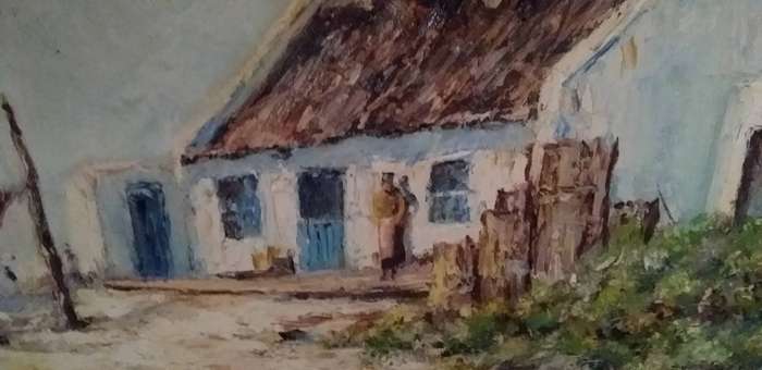 Oil on board FRAMED