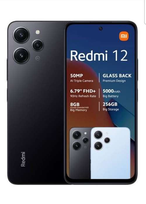 Xiaomi Redmi 12 8+256GB LTE - Midnight Black