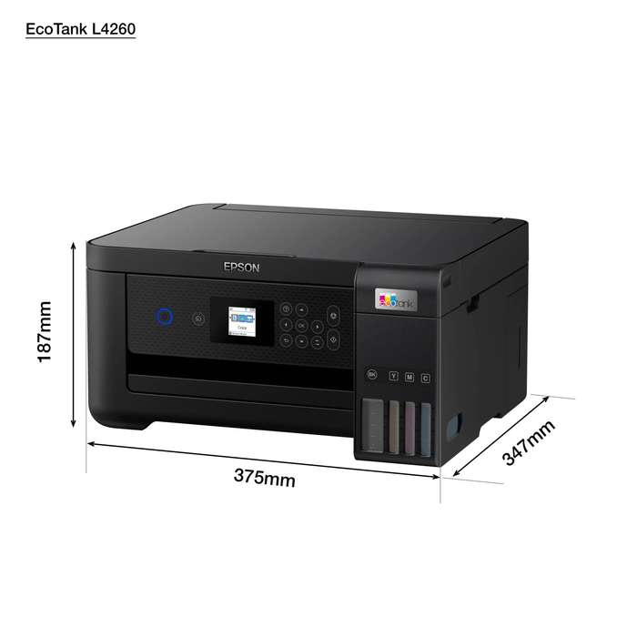 Epson L4260 EcoTank, A4, 3 in 1, Wi-Fi, Double Sided Printing, Printer