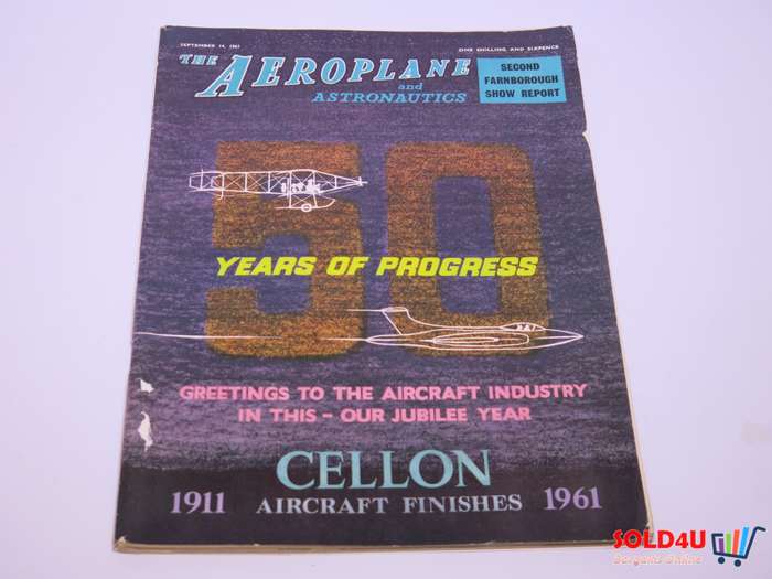 The Aeroplane and Astronautics Magazine 14 SEP 1961 - 1911 - 1961 - 50 Years of Progress