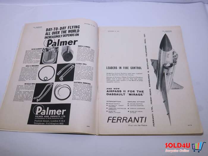 The Aeroplane and Astronautics Magazine 14 SEP 1961 - 1911 - 1961 - 50 Years of Progress