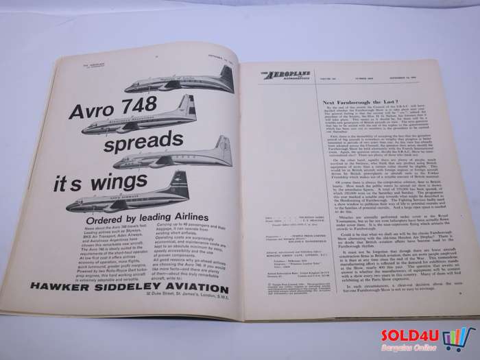 The Aeroplane and Astronautics Magazine 14 SEP 1961 - 1911 - 1961 - 50 Years of Progress
