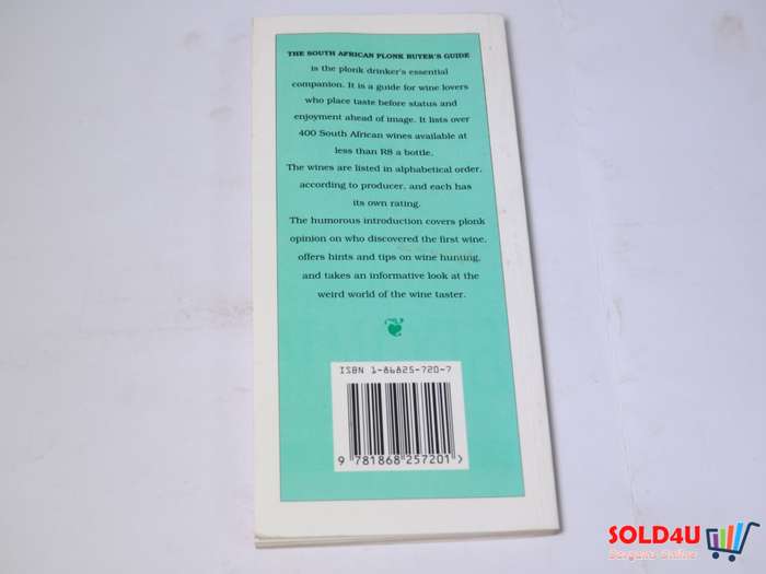 The 1995 South African Plonk Buyer's Guide - David Biggs
