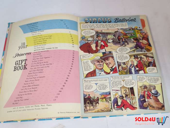 Princess Gift book for Girls 1963