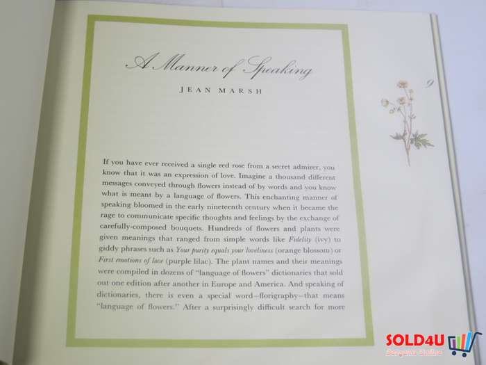 The Illuminated Language of Flowers by Jean Marsh