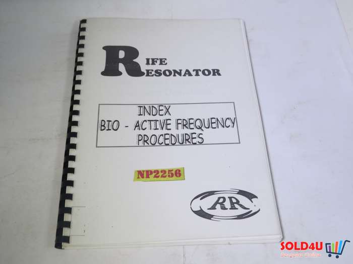 Rife Resonator - Bio - Active Frequency Procedures