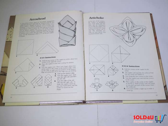 Fancy Folds - The Art of Napkin Folding by Linda Hetzer