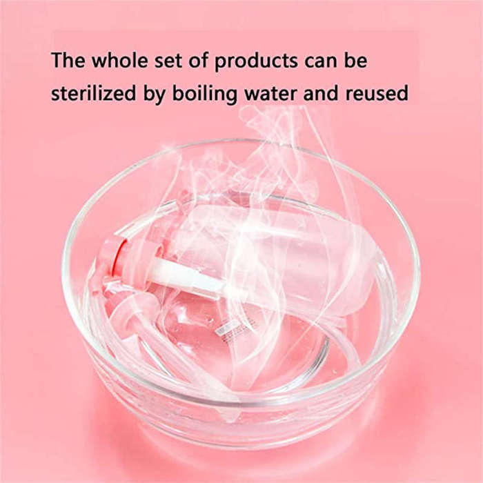 Portable 350ml Manual Pressurized Vaginal Irrigator