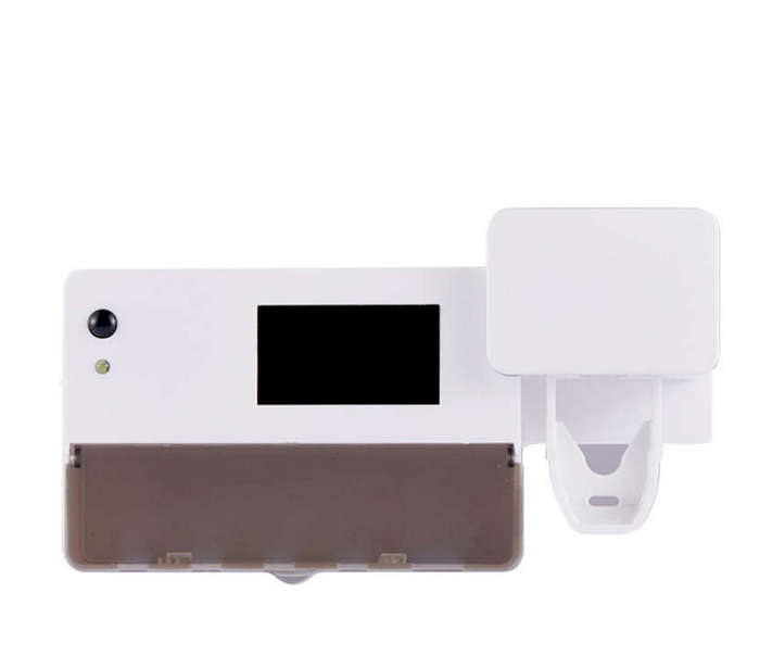 Solar Rechargeable UV Toothbrush Sterilizer Holder Squeezer