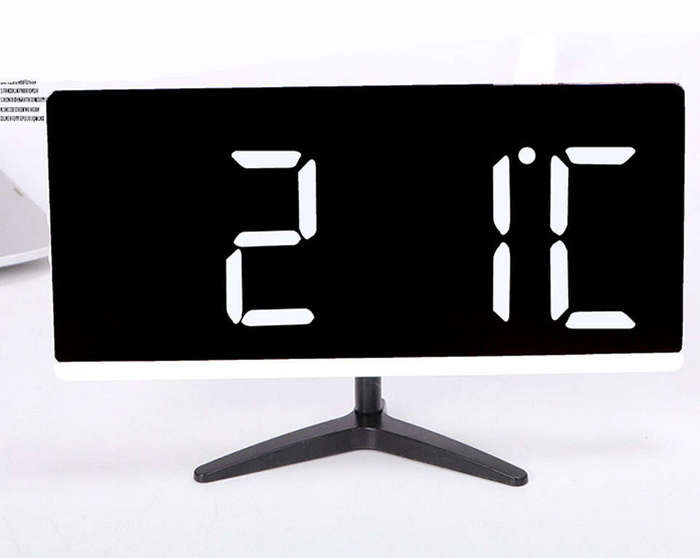Multifunction Desktop Digital LED Mirror Alarm Clock