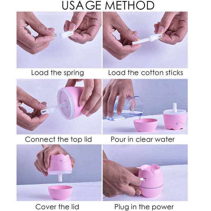 Rose Mini spray Humidifier USB powered