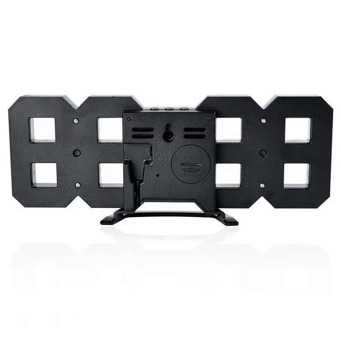 3D Modern Digital LED Table Desk Wall Alarm Clock
