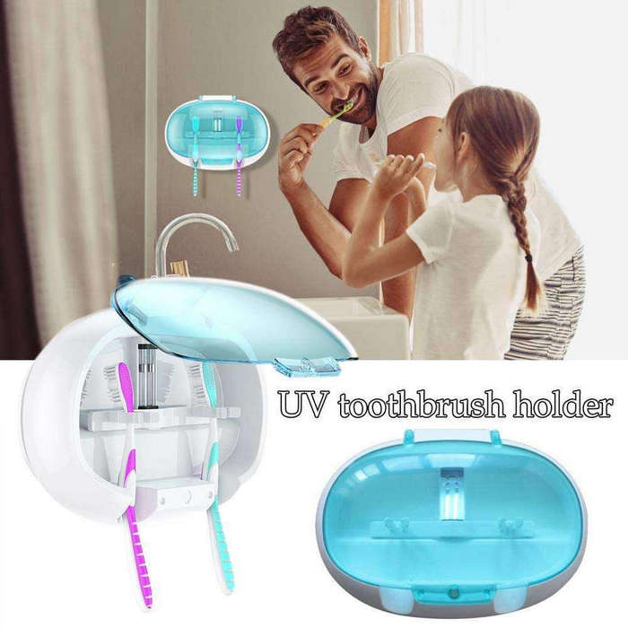 UV Toothbrush Sterilizer Wall-mounted Holder