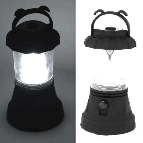 11 LED Bulbs Camping Fishing Bivouac Lantern Light built in Hook