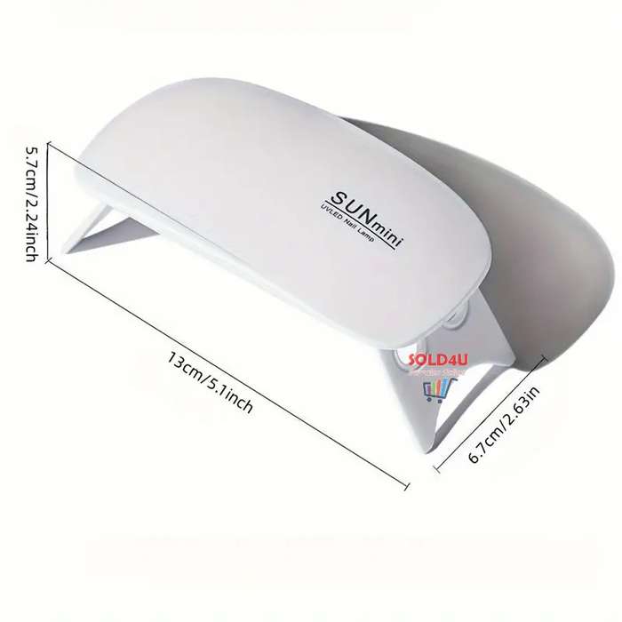 Mini UV Nail Dryer 6 UV LED - UV/LED Nail Lamp for Gel Varnish Curing