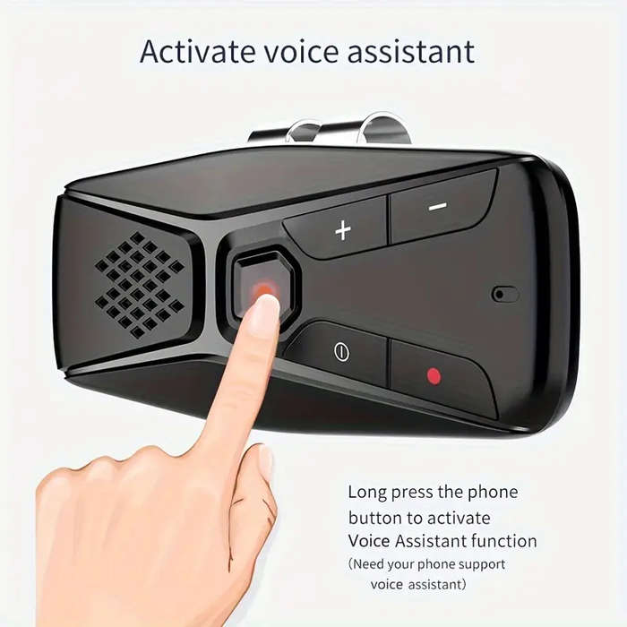 Rechargeable Bluetooth Car Kit Speakerphone Hands Free