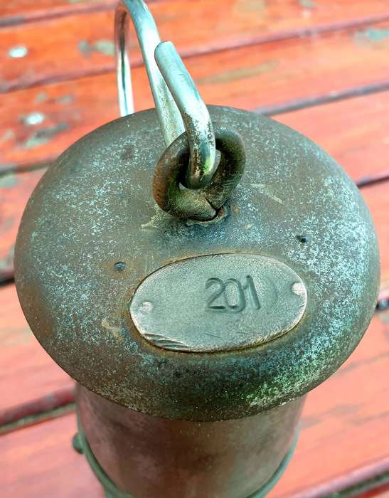 VINTAGE WOLF NO 7 MINING SAFETY LANTERN COMPLETE