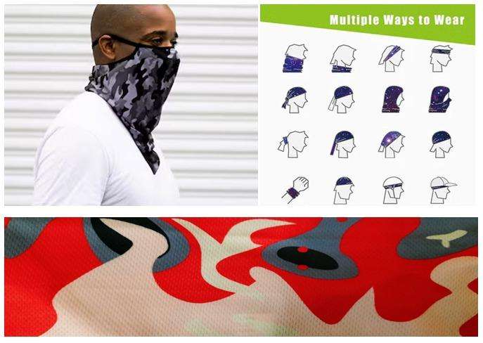 Quality Multi Functional Neck Gaiter/Buff. Sealed New - Unisex (Nr2)