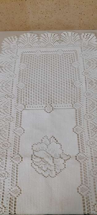 Beautiful Lace Like Rectangular Table Runner