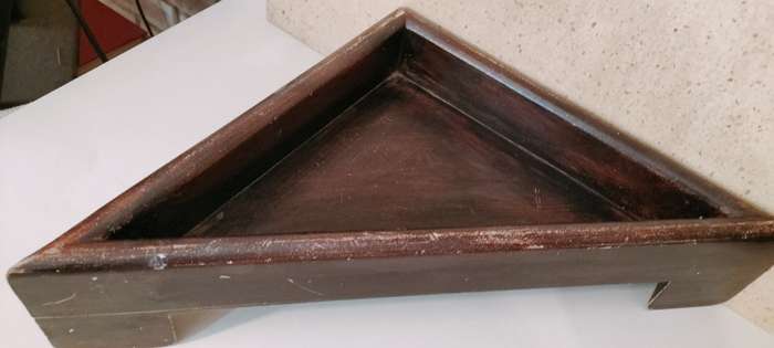 A Corner Wooden Rack