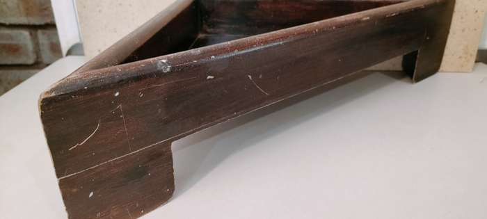 A Corner Wooden Rack