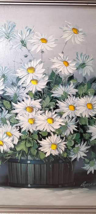 A Stunning Large Original Robert Cox (1934-2001) Oil on Canvas. (nr1 of 3)