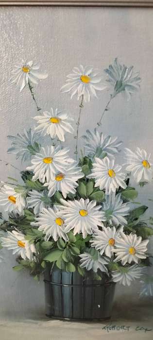 A Stunning Small Original Robert Cox (1934-2001) Oil on Canvas. (nr2 of 3)