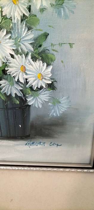 A Stunning Small Original Robert Cox (1934-2001) Oil on Canvas. (nr2 of 3)
