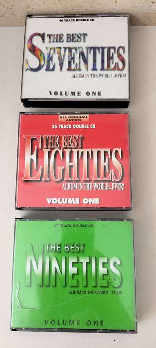 Best 70's 80's and 90's Album in the world Ever Vol 1 Double CD sets (3)