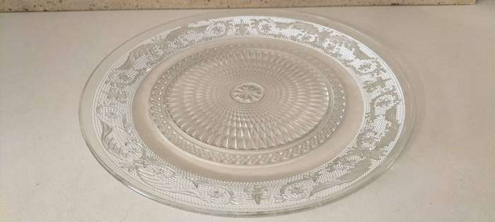 Beautiful Glass Chocolate Serving Plate