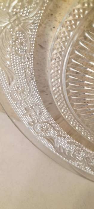 Beautiful Glass Chocolate Serving Plate