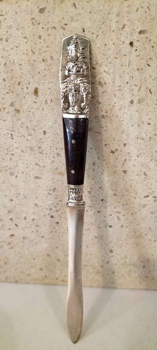 Superb Vintage Nickel Bronze Letter Opener