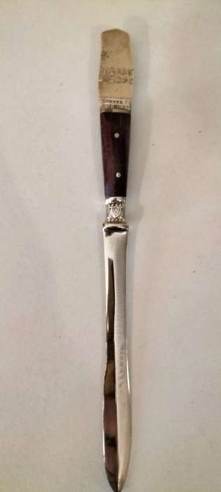 Superb Vintage Nickel Bronze Letter Opener