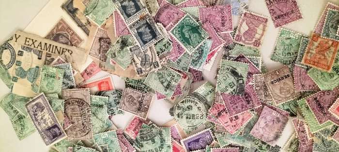 Collection Of +-335 India Stamps - Read Description