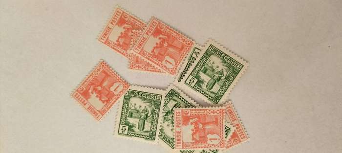 Collection Of +-12 Tunisia Stamps - Read Description