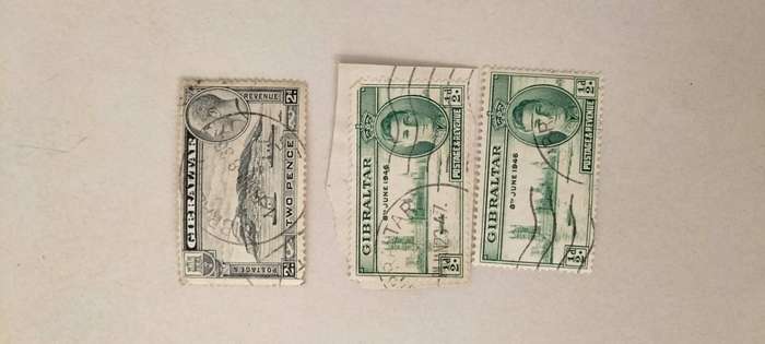 Collection Of +-3 Gibraltar Stamps - Read Description