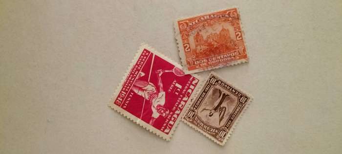 Collection Of +-3 Nicaragua Stamps - Read Description