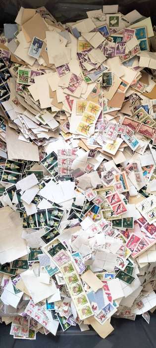 Massive Bulk Mix Of Over 6kg (Over 80 000) South African Stamps - Read Description