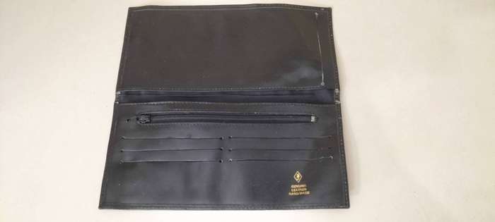 Vintage Genuine Leather Handmade Men's Bi fold Wallet/Cheque Book Cover.