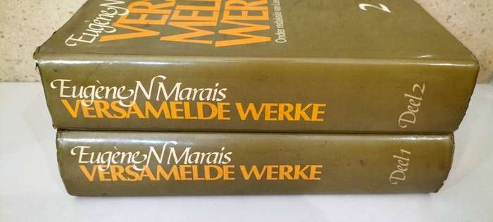 Magnificent! Eugene Marais - Versamelde Werke Deel 1 en 2. Hard Cover. First Edition 1984