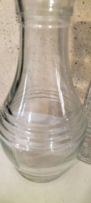 Set of 3 Beautiful Vintage Water Carafes.